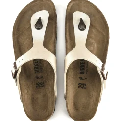 Shop Birkenstock Gizeh Graceful Pearl White