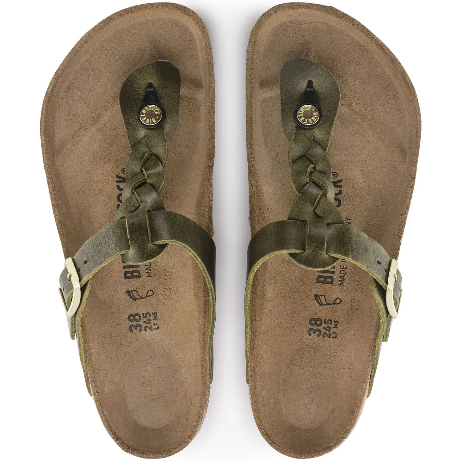 Cheap Birkenstock Gizeh Olive Green
