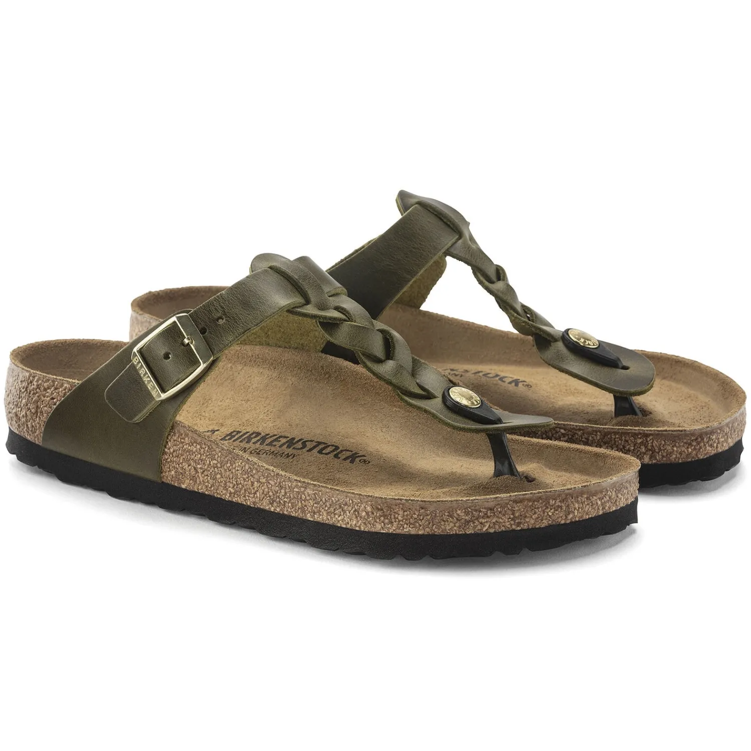 Cheap Birkenstock Gizeh Olive Green