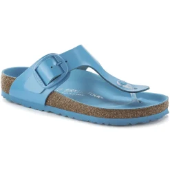 Discount Birkenstock Gizeh Big Buckle High Shine Sky Blue