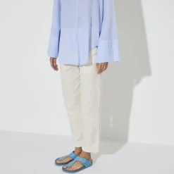 Discount Birkenstock Gizeh Big Buckle High Shine Sky Blue