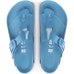 Discount Birkenstock Gizeh Big Buckle High Shine Sky Blue