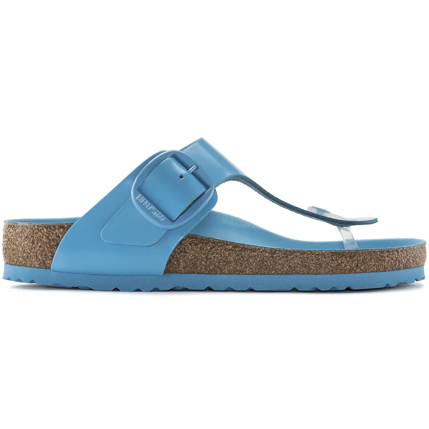 Discount Birkenstock Gizeh Big Buckle High Shine Sky Blue