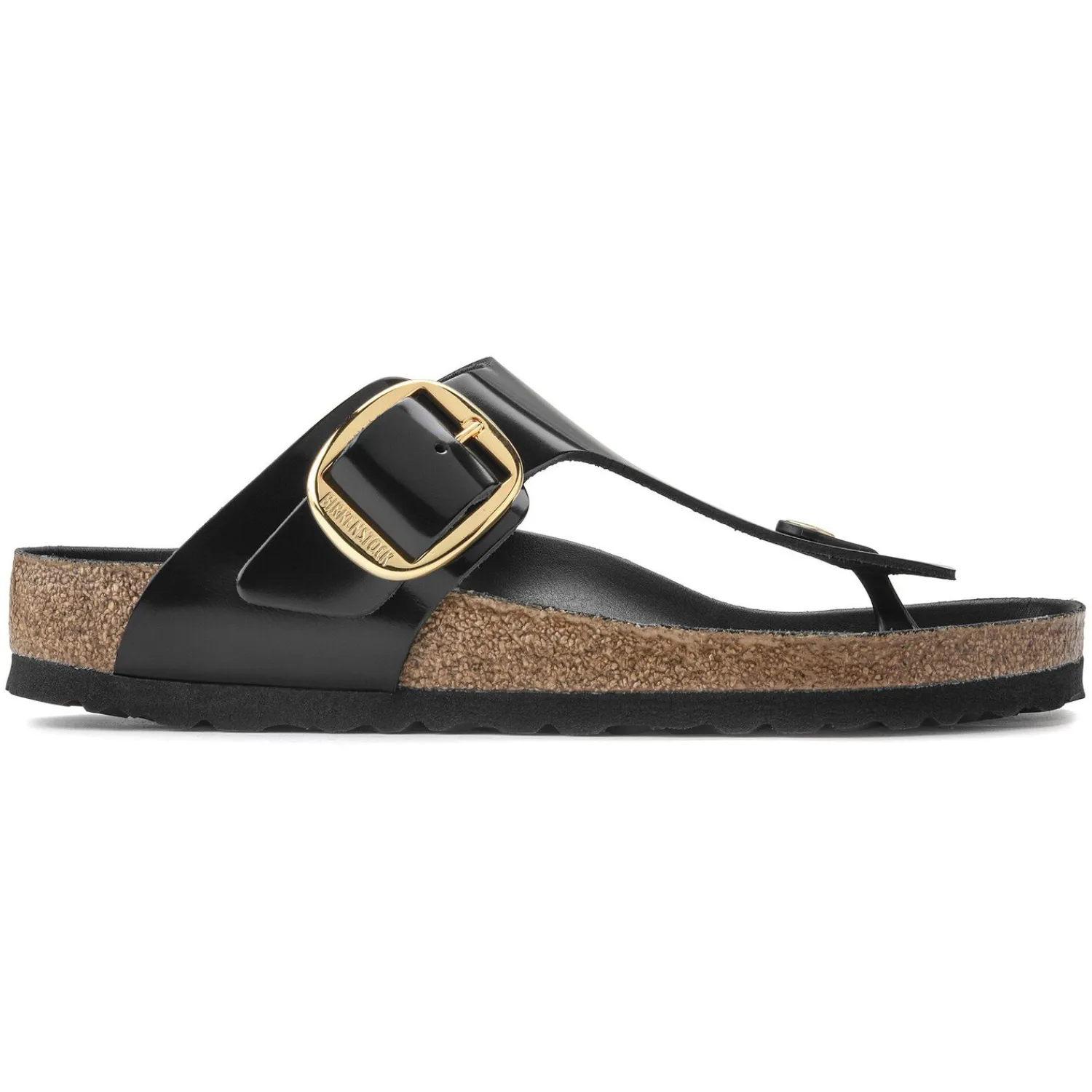 Discount Birkenstock Gizeh Big Buckle High Shine Black