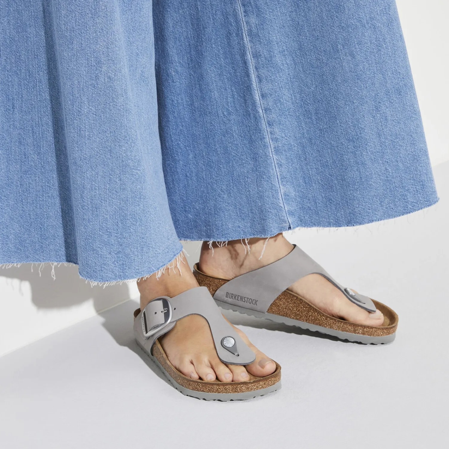 Best Birkenstock Gizeh Big Buckle Dove Gray