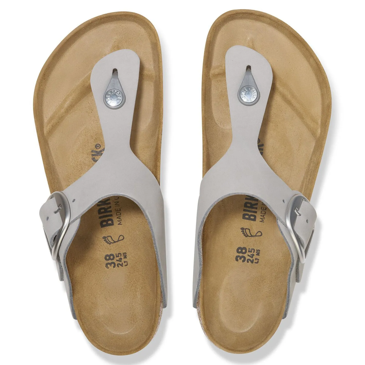 Best Birkenstock Gizeh Big Buckle Dove Gray