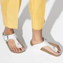 Fashion Birkenstock Gizeh Big Buckle White