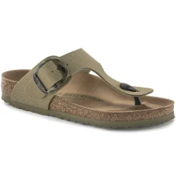 Cheap Birkenstock Gizeh Vegan Big Buckle Faded Khaki