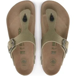 Cheap Birkenstock Gizeh Vegan Big Buckle Faded Khaki