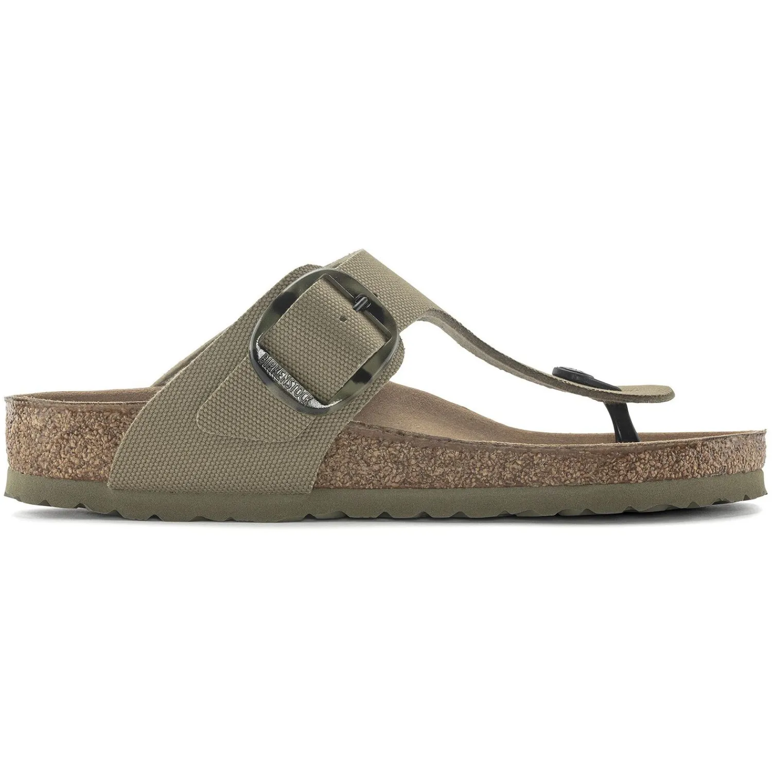 Cheap Birkenstock Gizeh Vegan Big Buckle Faded Khaki