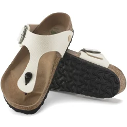 Clearance Birkenstock Gizeh Vegan Big Buckle Eggshell