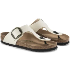 Clearance Birkenstock Gizeh Vegan Big Buckle Eggshell