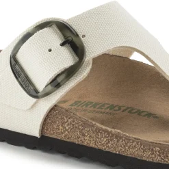 Clearance Birkenstock Gizeh Vegan Big Buckle Eggshell