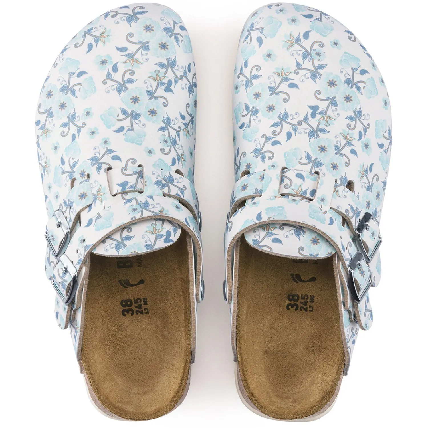 Hot Birkenstock Kay Sl Blooming Roses Blue