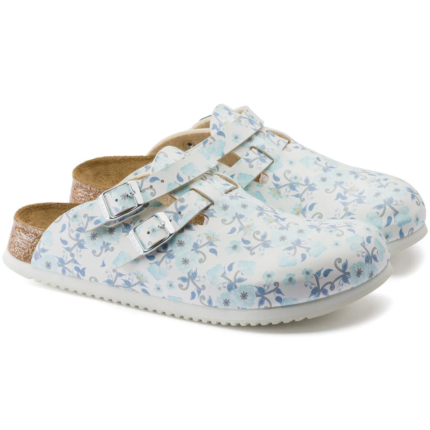 Hot Birkenstock Kay Sl Blooming Roses Blue