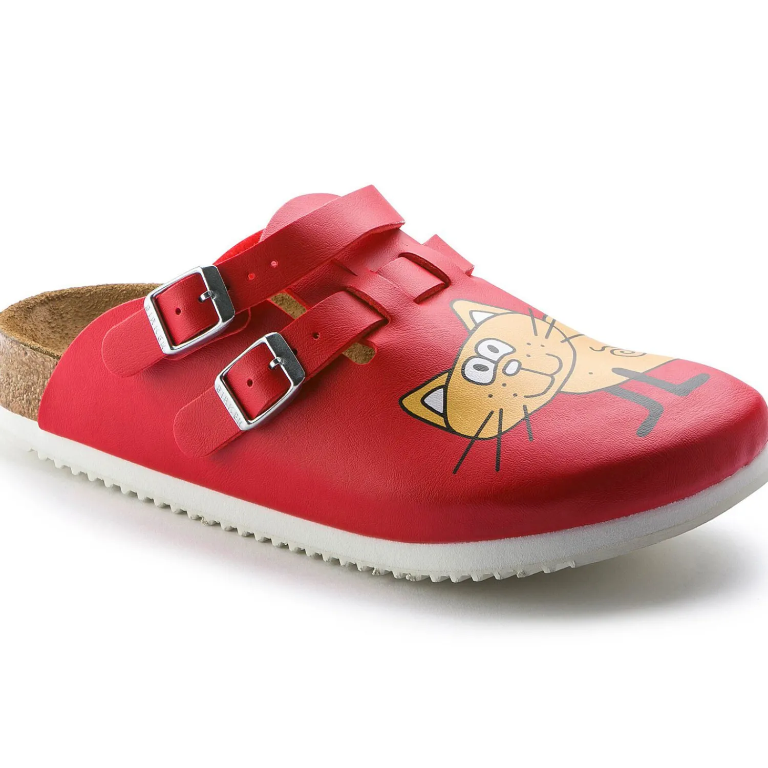 Hot Birkenstock Kay Sl Cat Red Background
