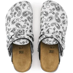 Clearance Birkenstock Kay Sl Paisley Black/White