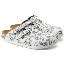Clearance Birkenstock Kay Sl Paisley Black/White