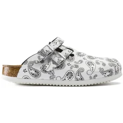 Clearance Birkenstock Kay Sl Paisley Black/White