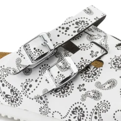 Clearance Birkenstock Kay Sl Paisley Black/White