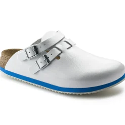 Clearance Birkenstock Kay Sl Lit De Pied Souple White