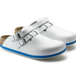 Clearance Birkenstock Kay Sl Lit De Pied Souple White