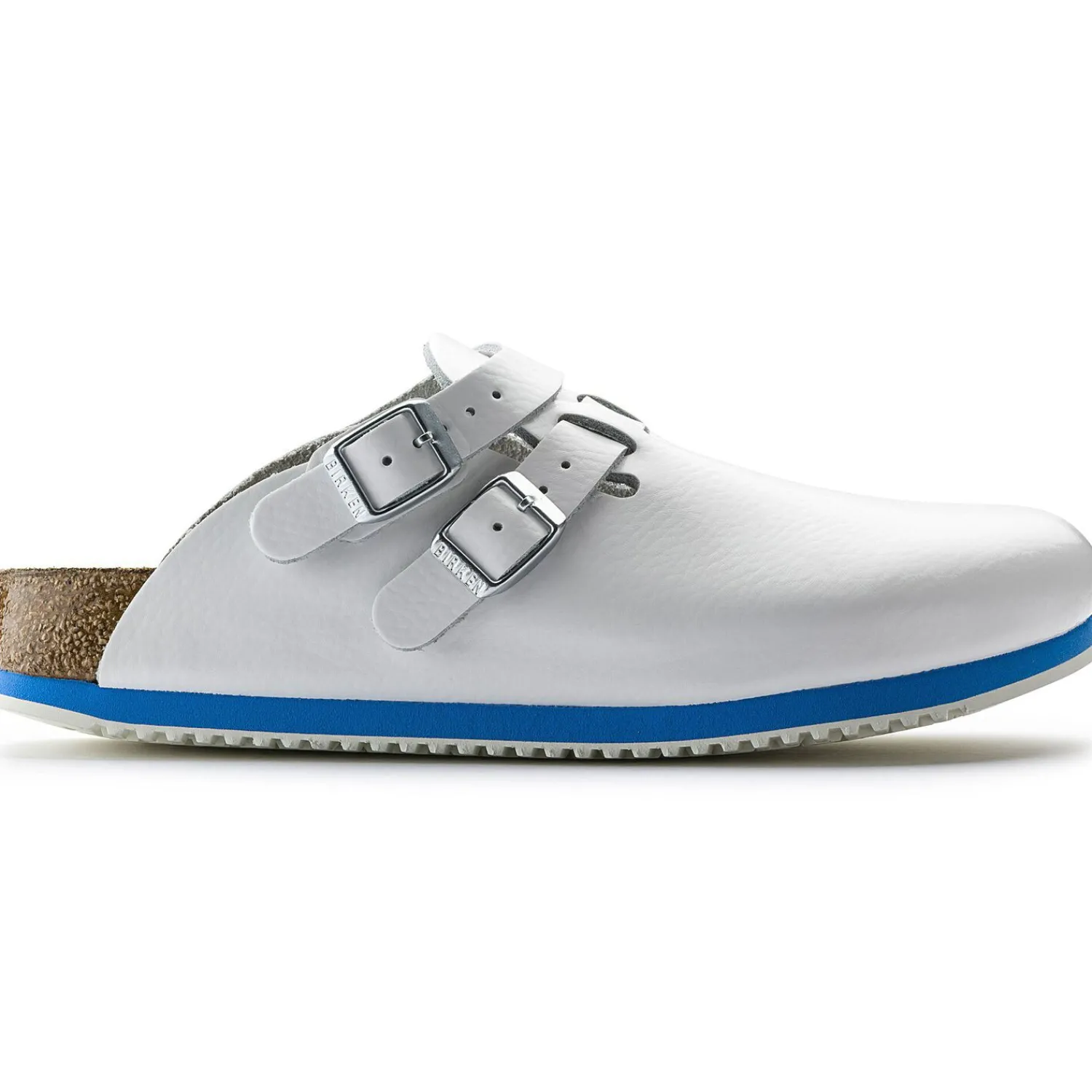 Clearance Birkenstock Kay Sl Lit De Pied Souple White