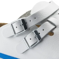Clearance Birkenstock Kay Sl Lit De Pied Souple White