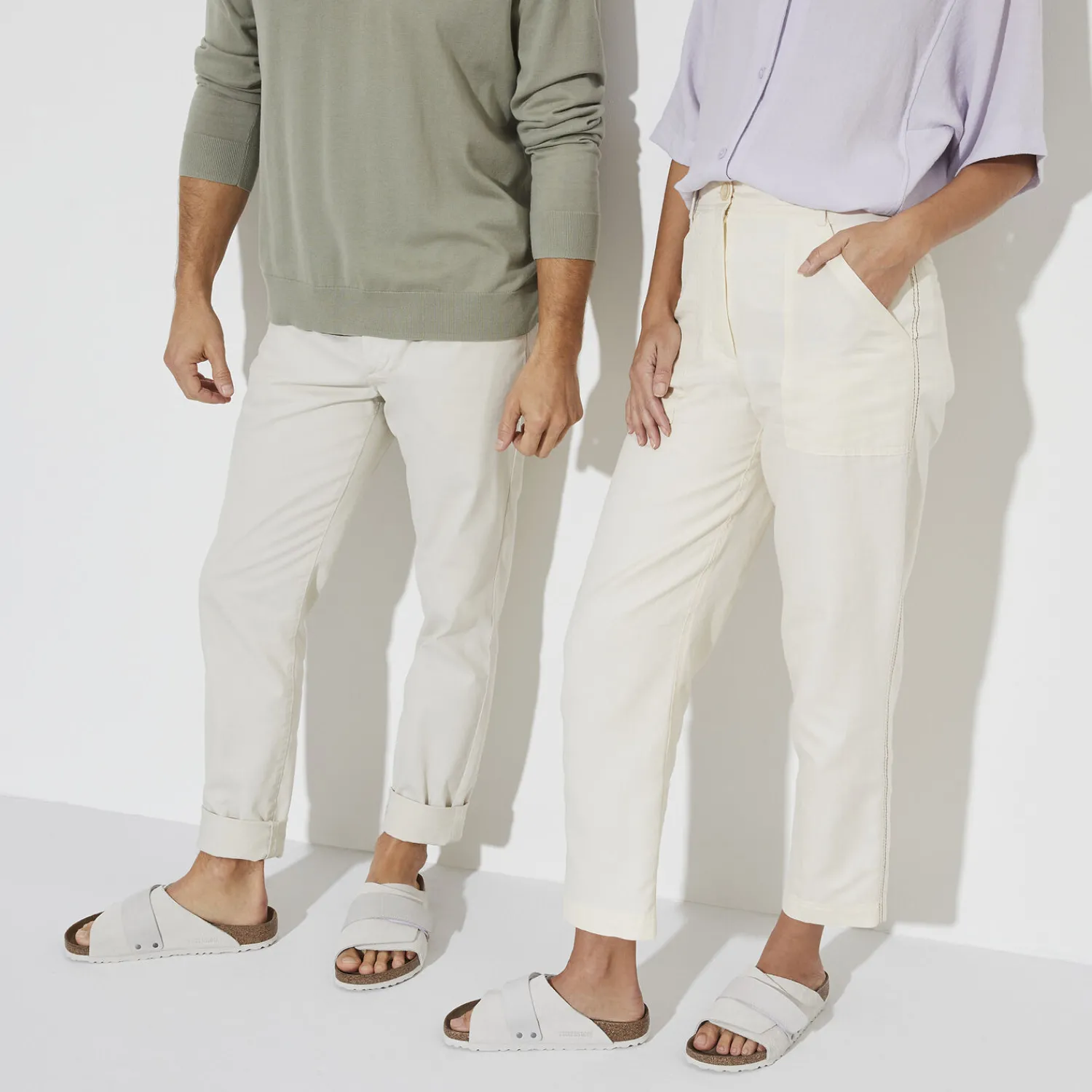 New Birkenstock Kyoto Antique White