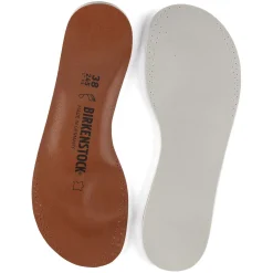 New Birkenstock Lit De Pied Comfort En Cuir Brown