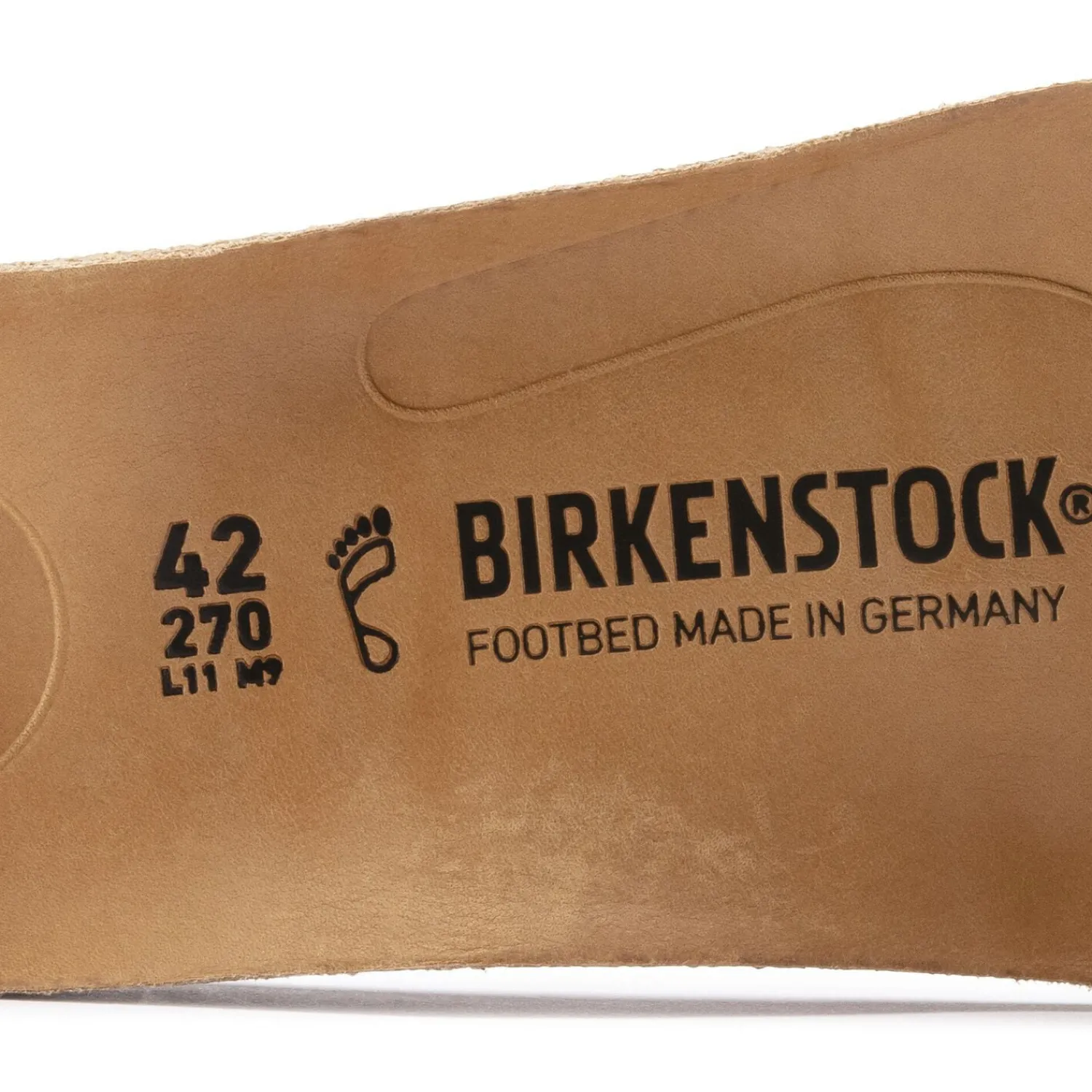 Sale Birkenstock Lit De Pied De Rechange Sandshell/Creme
