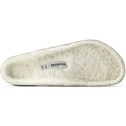 Hot Birkenstock Lit De Pied De Rechange Zermatt/Andermatt En Fourrure D'Agneau White