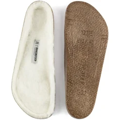 Hot Birkenstock Lit De Pied De Rechange Zermatt/Andermatt En Fourrure D'Agneau White