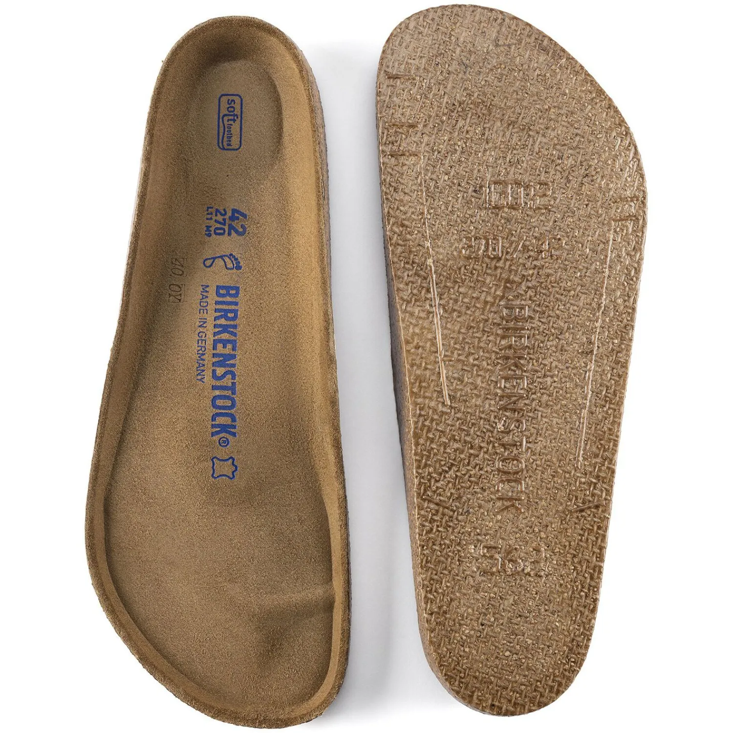 Shop Birkenstock Lit De Pied De Rechange Zermatt/Andermatt Souple Dark Brown