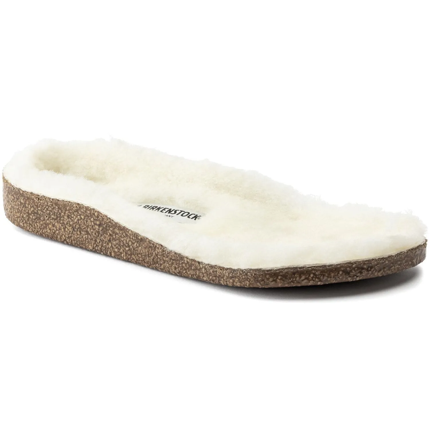 New Birkenstock Lit De Pied Zermatt Kids En Fourrure D'Agneau Sandshell/Creme