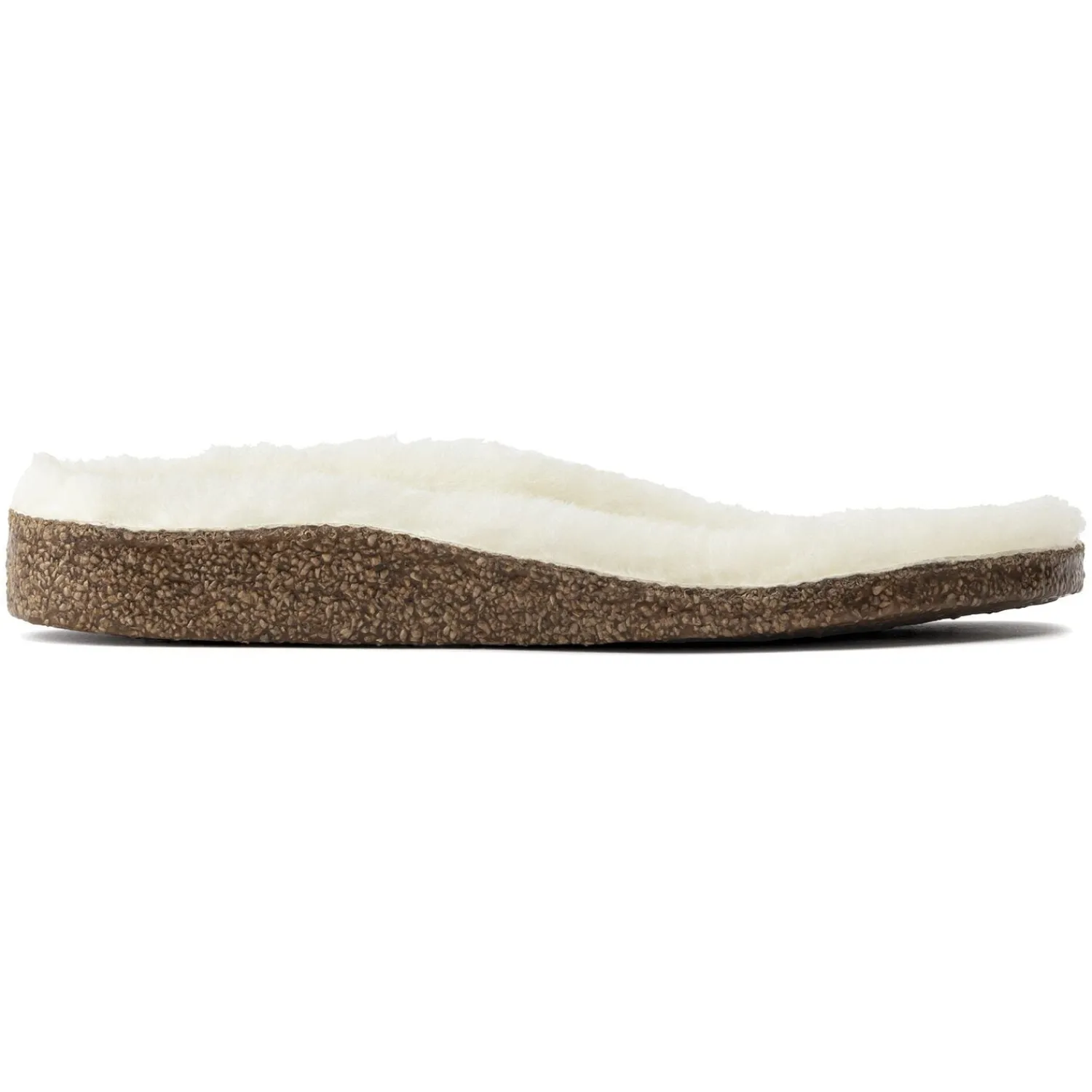 New Birkenstock Lit De Pied Zermatt Kids En Fourrure D'Agneau Sandshell/Creme
