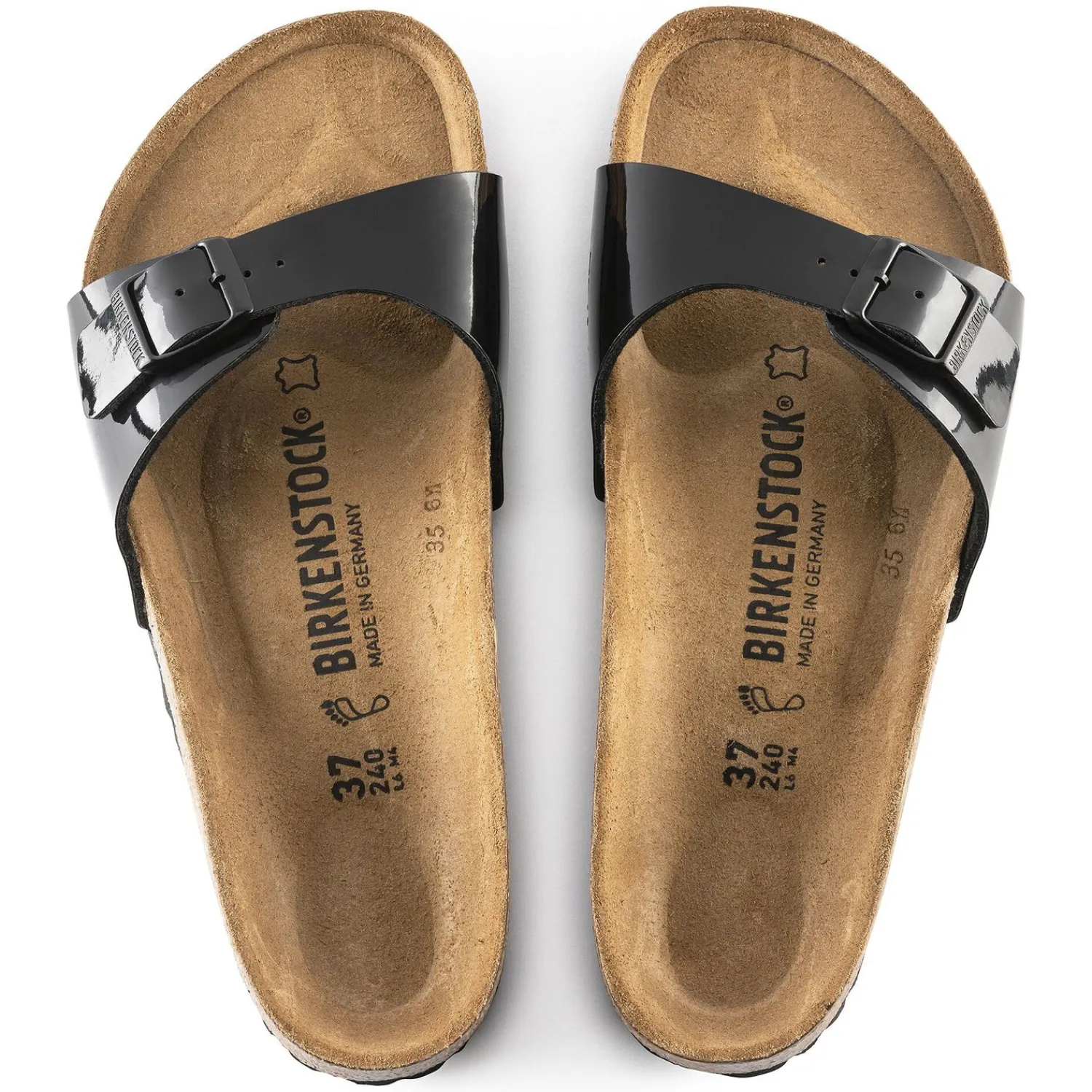 Cheap Birkenstock Madrid Black Patent