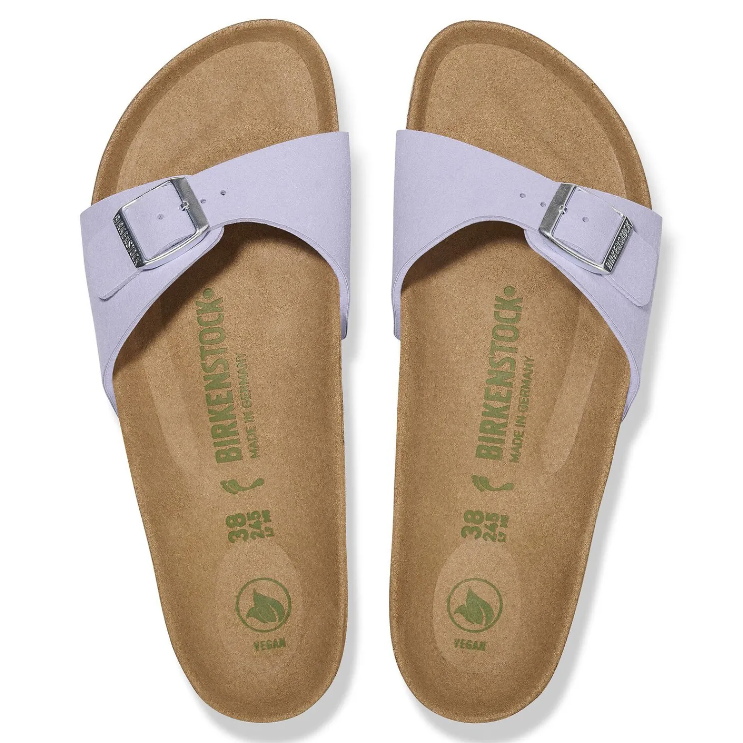 Sale Birkenstock Madrid Soft Birki Vegan Purple Fog