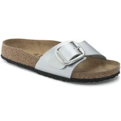Discount Birkenstock Madrid Big Buckle Silver