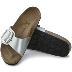 Discount Birkenstock Madrid Big Buckle Silver