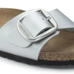 Discount Birkenstock Madrid Big Buckle Silver