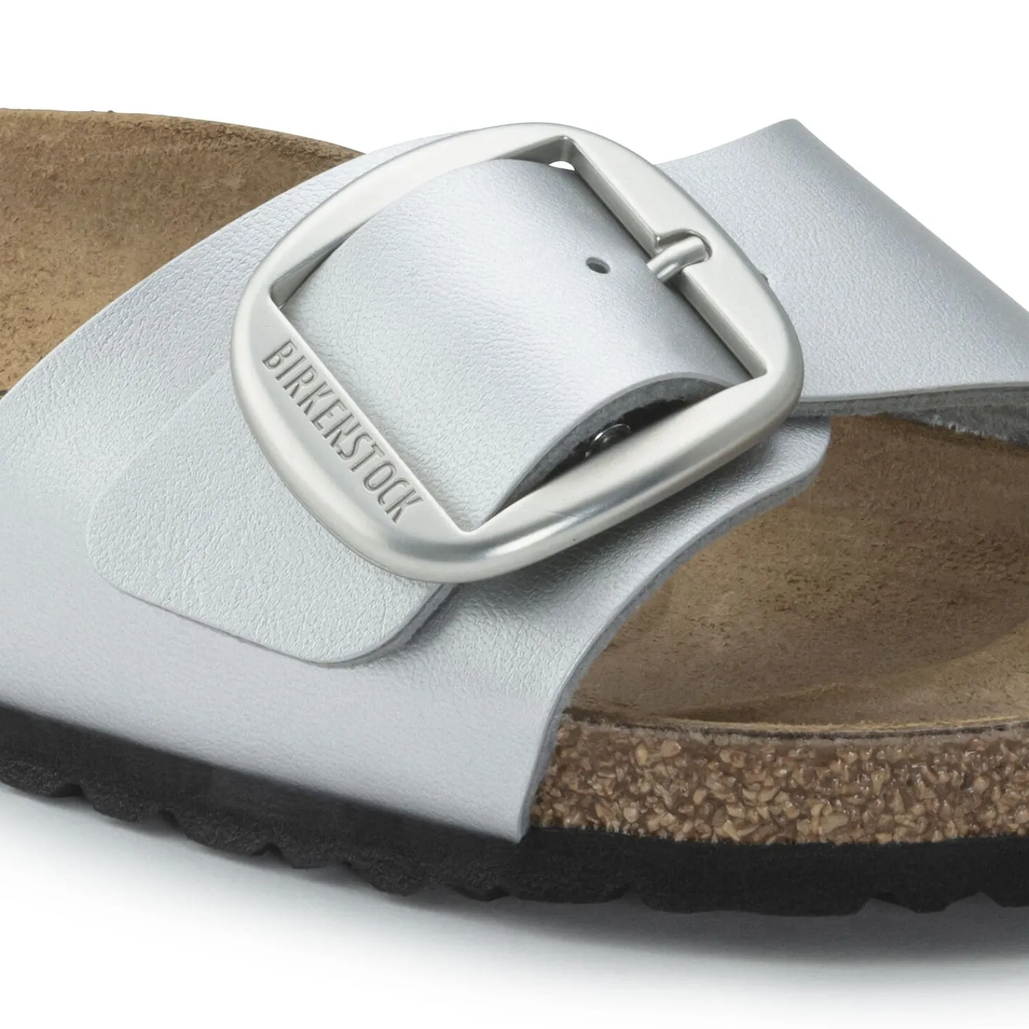 Discount Birkenstock Madrid Big Buckle Silver