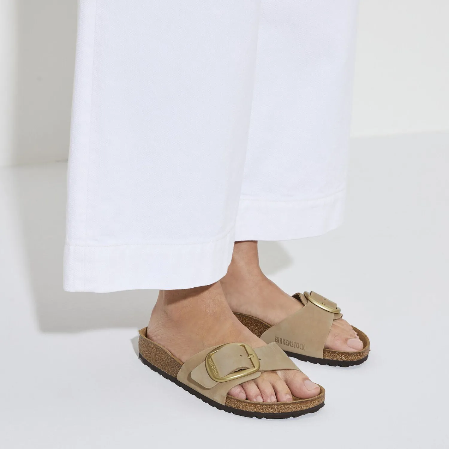 New Birkenstock Madrid Big Buckle Sandcastle