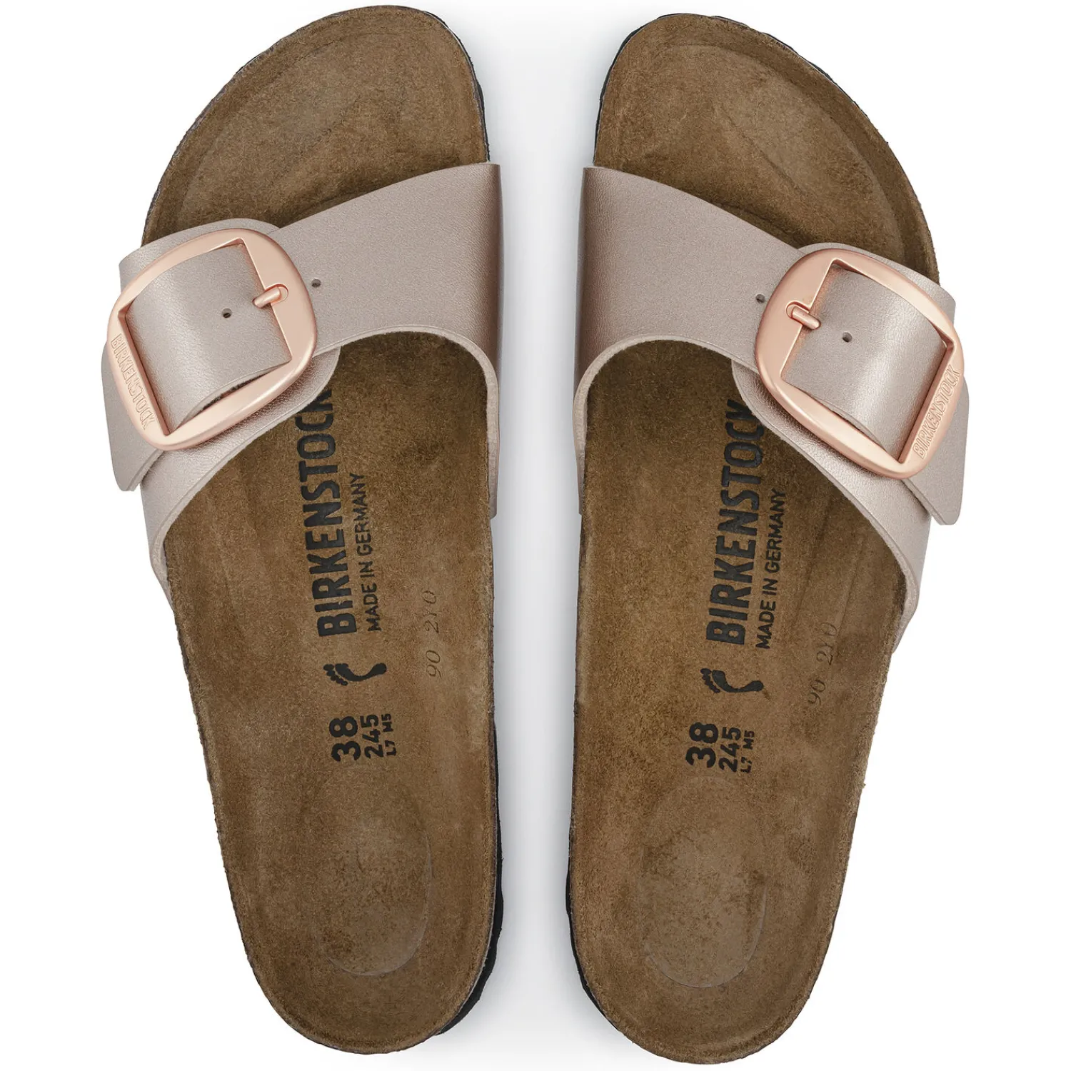 Shop Birkenstock Madrid Big Buckle Copper