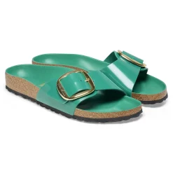 Outlet Birkenstock Madrid Big Buckle High-Shine Digital Green