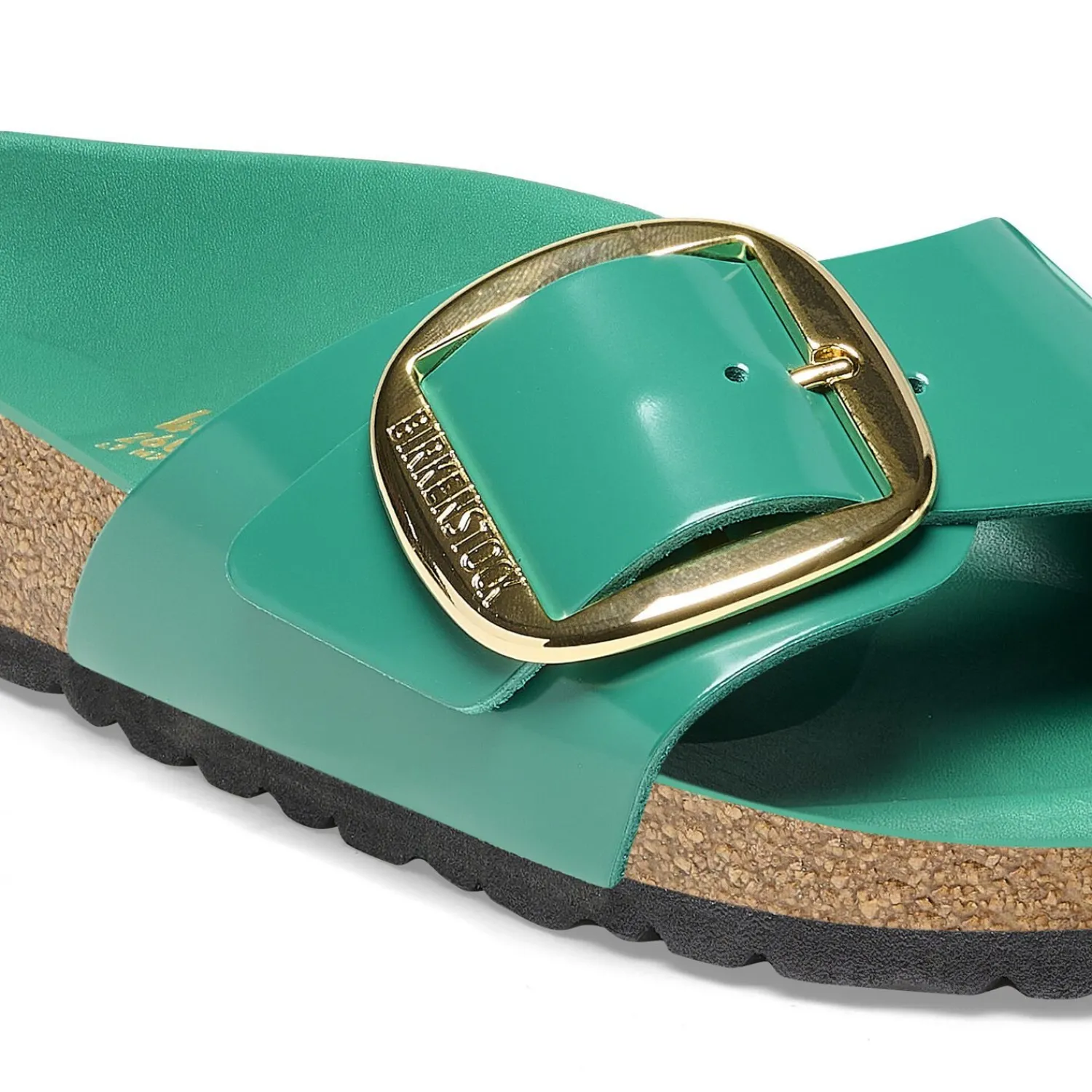 Outlet Birkenstock Madrid Big Buckle High-Shine Digital Green