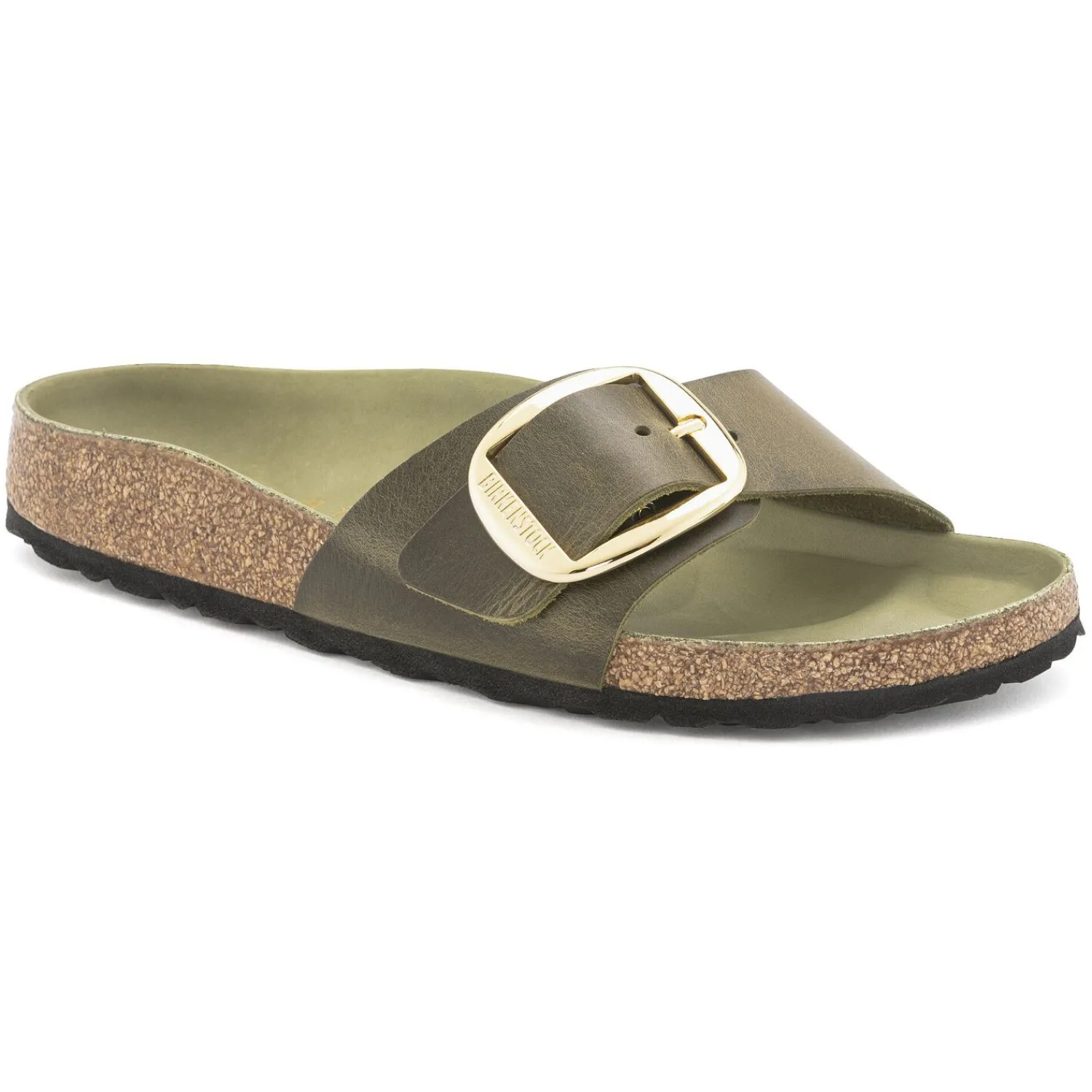 New Birkenstock Madrid Big Buckle Olive Green