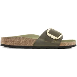 New Birkenstock Madrid Big Buckle Olive Green