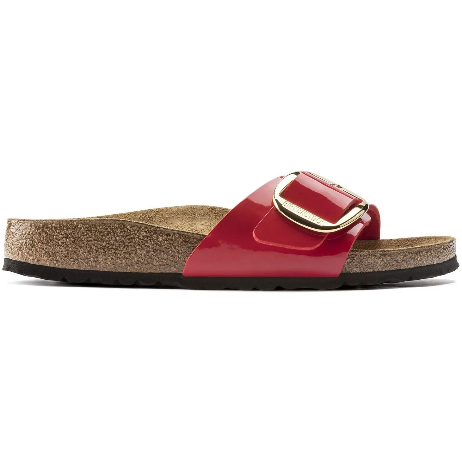 Flash Sale Birkenstock Madrid Big Buckle Patent Cherry