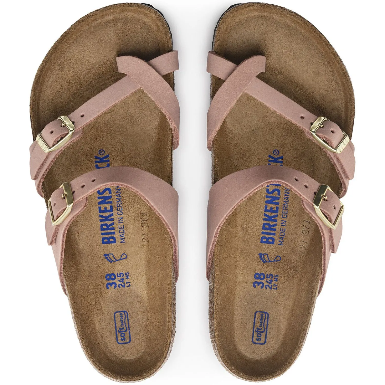 Clearance Birkenstock Mayari Lit De Pied Souple Old Rose
